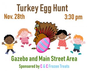 Turkey Egg Hunt @ Main Street Gazebo