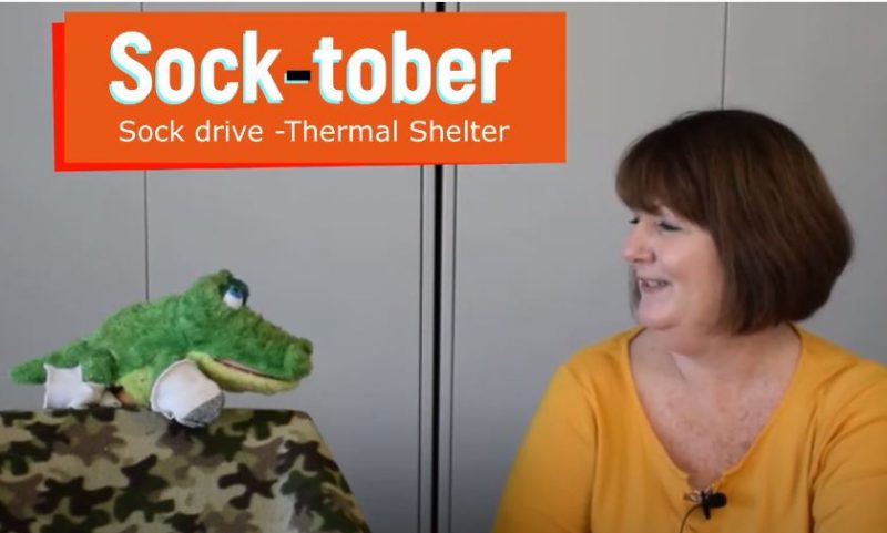 “Socktober” – A sock drive for the Thermal Shelter - Royal Examiner