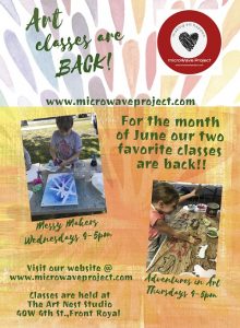 Messy Makers and Art Adventures for Kids @ microWave Project