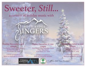 Sweeter, Still… Holiday Concert @ First Baptist Church of Winchester