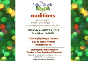 Valley Chorale Audition Day @ Calvary Episcopal Church