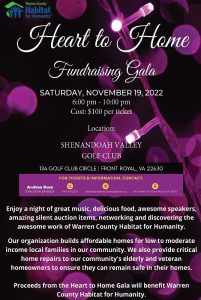 Heart to Home Gala Auction @ Shenandoah Valley Golf Club