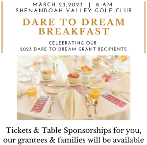 Dare to Dream Breakfast @ Shenandoah Valley Golf Club