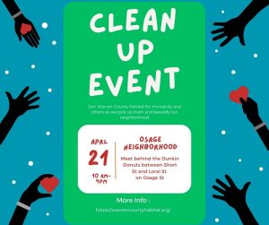 Clean Up Event @ Osage Neighborhood