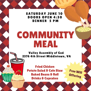 Free Community Meal @ Valley Assembly of God Church
