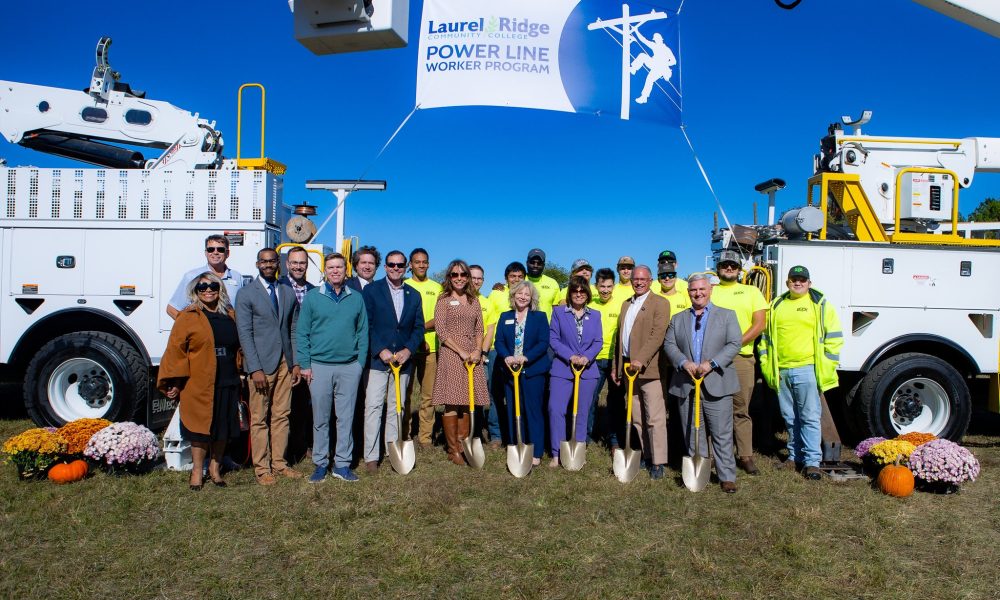 Limestone Ridge Power Line Laurel Ridge Breaks Ground on Training Site for New Power Line Worker ...