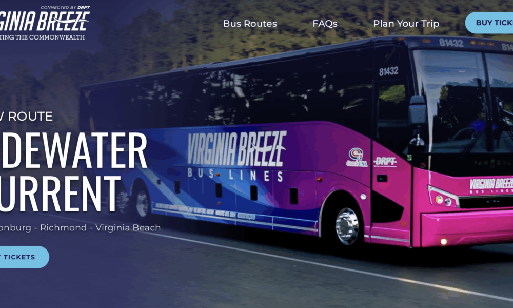 State Bus Line Debuts New East-West Route That Connects 10 Cities Across Virginia (4-23-2026)