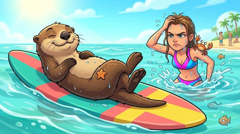 World Otter Day May 27 – The Otter Who Hijacks Surfboards (5-27-2026)