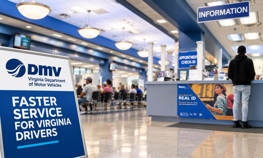 Virginia DMV Wait Times Plummet to Record Lows After Major Reforms (9-28-2026) (9-28-2026)